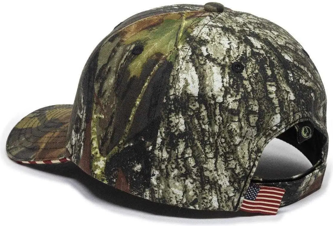 OC Sports USA-350 Adjustable Cap - Mossy Oak Break-Up - Mossy Oak Break-Up / 6 7/8’’ - 7 1/2’’