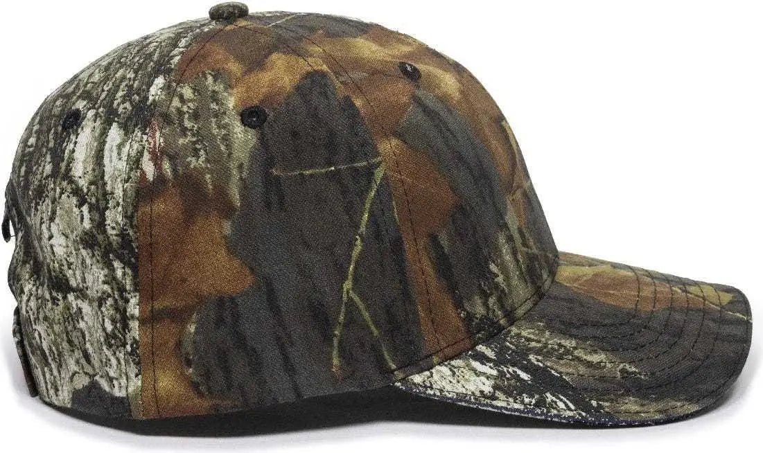 OC Sports USA-350 Adjustable Cap - Mossy Oak Break-Up - Mossy Oak Break-Up / 6 7/8’’ - 7 1/2’’