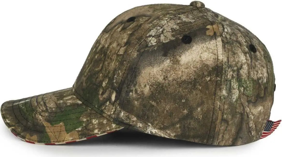 OC Sports USA-350 Adjustable Cap - Realtree APX - Realtree Khaki / OSFM
