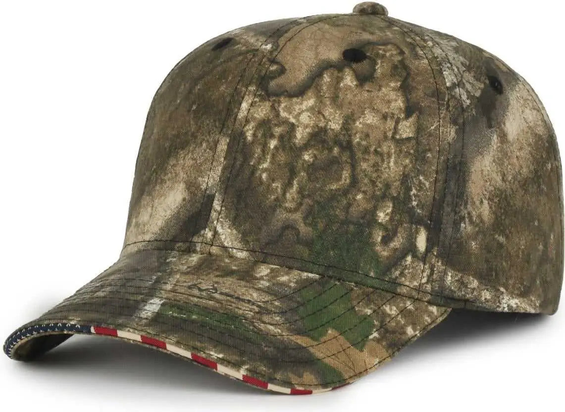 OC Sports USA-350 Adjustable Cap - Realtree APX - Realtree Khaki / OSFM