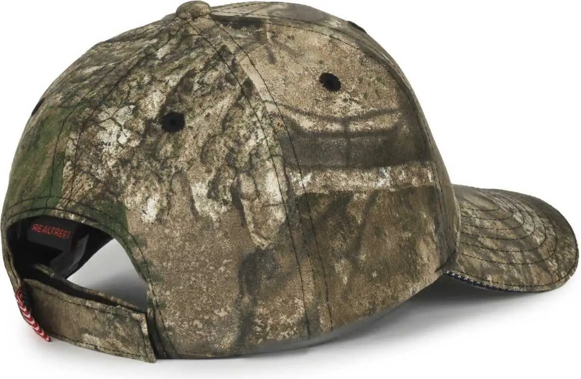 OC Sports USA-350 Adjustable Cap - Realtree APX - Realtree Khaki / OSFM