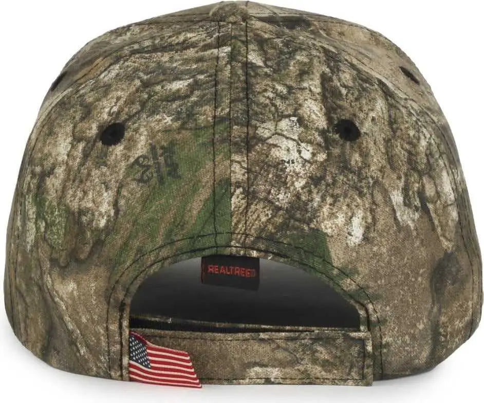 OC Sports USA-350 Adjustable Cap - Realtree APX - Realtree Khaki / OSFM