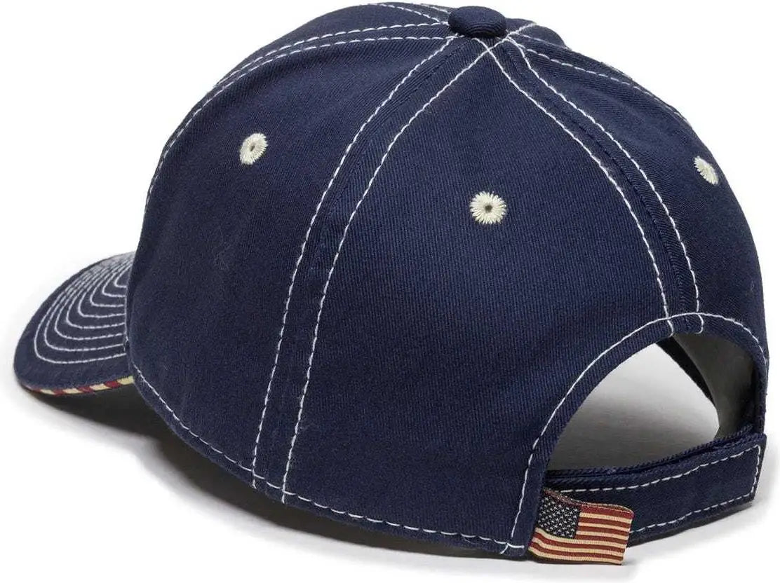 OC Sports USA-800 Adjustable Cap - Navy - Navy / 6 7/8’’ - 7 1/2’’