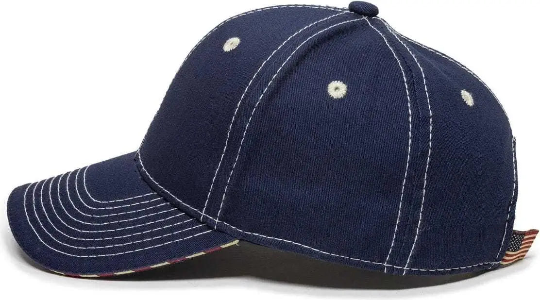 OC Sports USA-800 Adjustable Cap - Navy - Navy / 6 7/8’’ - 7 1/2’’