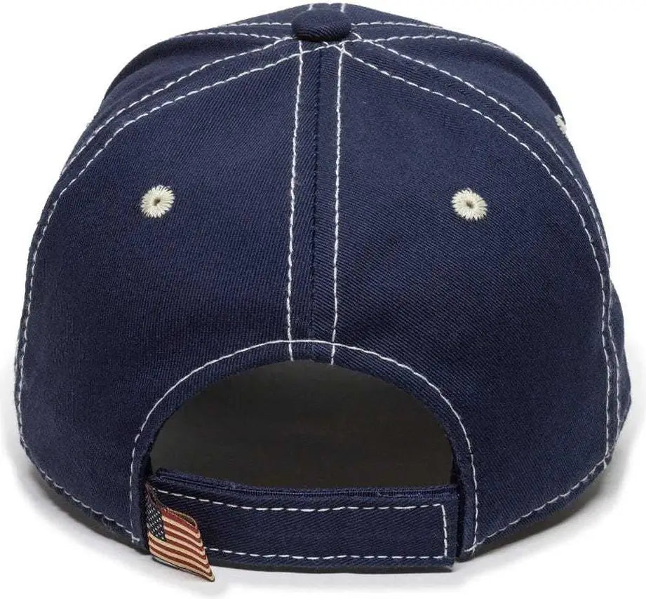OC Sports USA-800 Adjustable Cap - Navy - Navy / 6 7/8’’ - 7 1/2’’