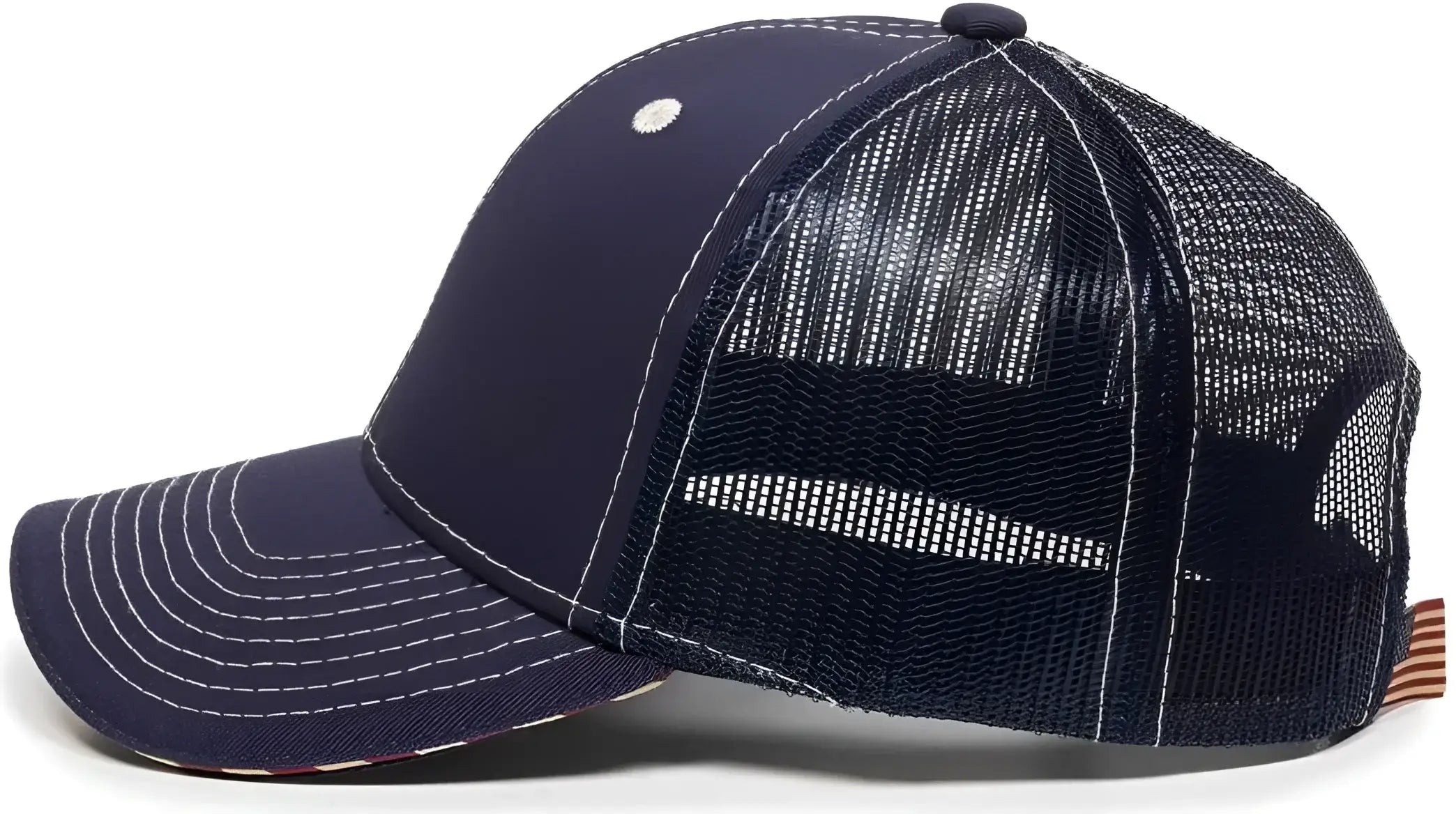 OC Sports USA-800M Adjustable Mesh Back Cap - Navy - Navy / 6 7/8’’ - 7 1/2’’