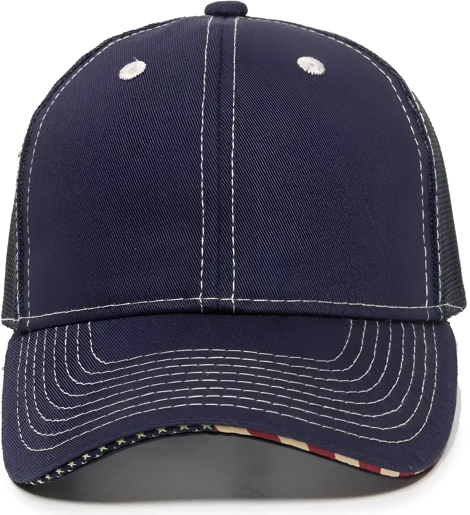 OC Sports USA-800M Adjustable Mesh Back Cap - Navy - Navy / 6 7/8’’ - 7 1/2’’