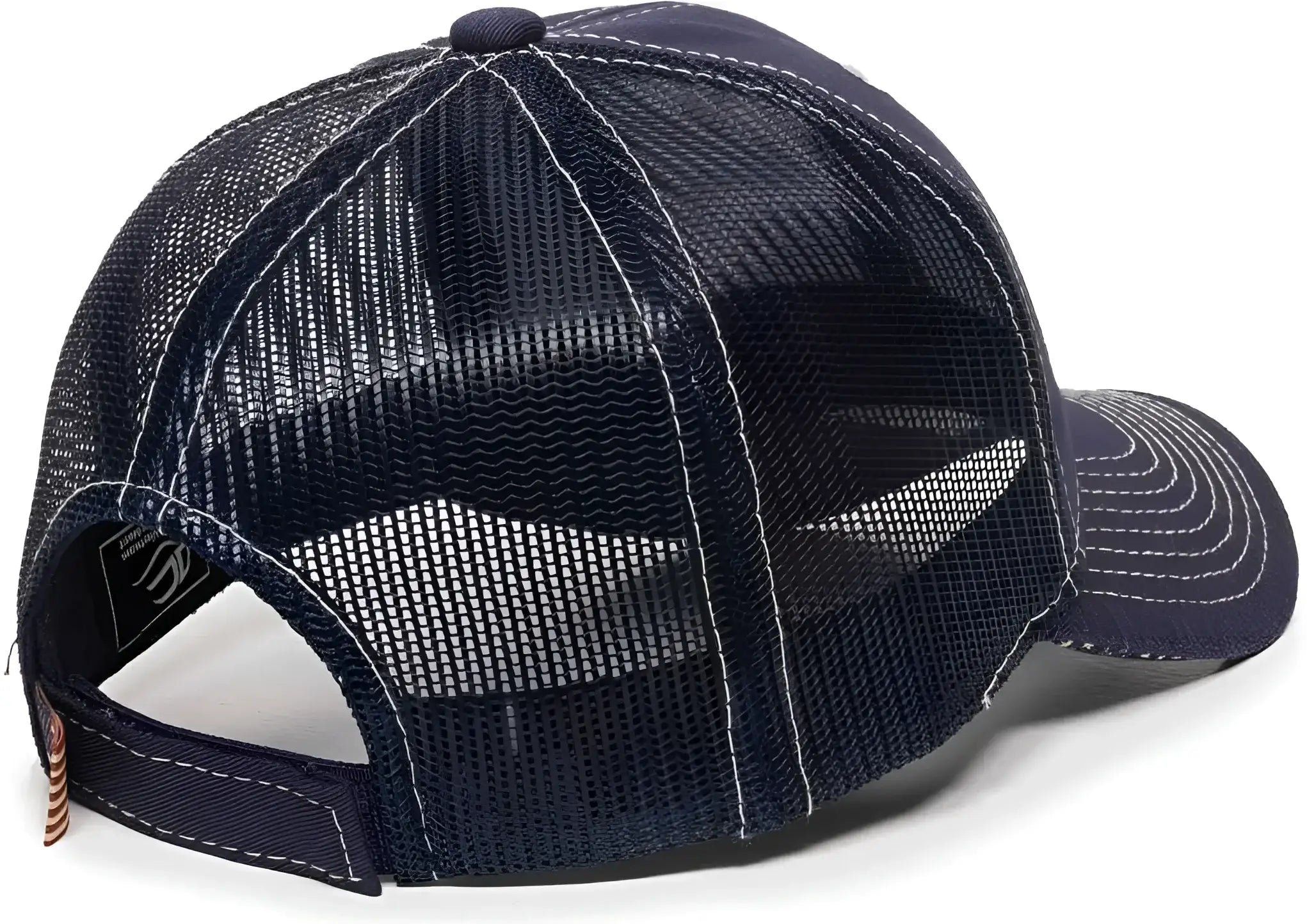OC Sports USA-800M Adjustable Mesh Back Cap - Navy - Navy / 6 7/8’’ - 7 1/2’’