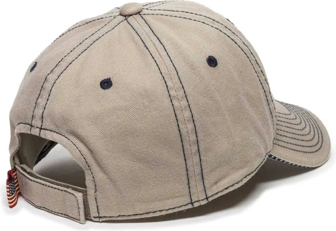 OC Sports USA-850 Adjustable Cap - Khaki - Khaki / 6 7/8’’ - 7 1/2’’