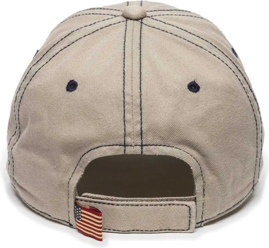OC Sports USA-850 Adjustable Cap - Khaki - Khaki / 6 7/8’’ - 7 1/2’’