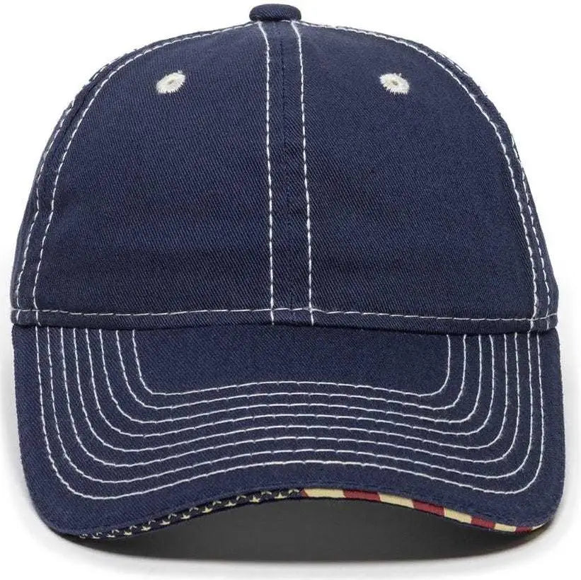 OC Sports USA-850 Adjustable Cap - Navy - Navy / 6 7/8’’ - 7 1/2’’