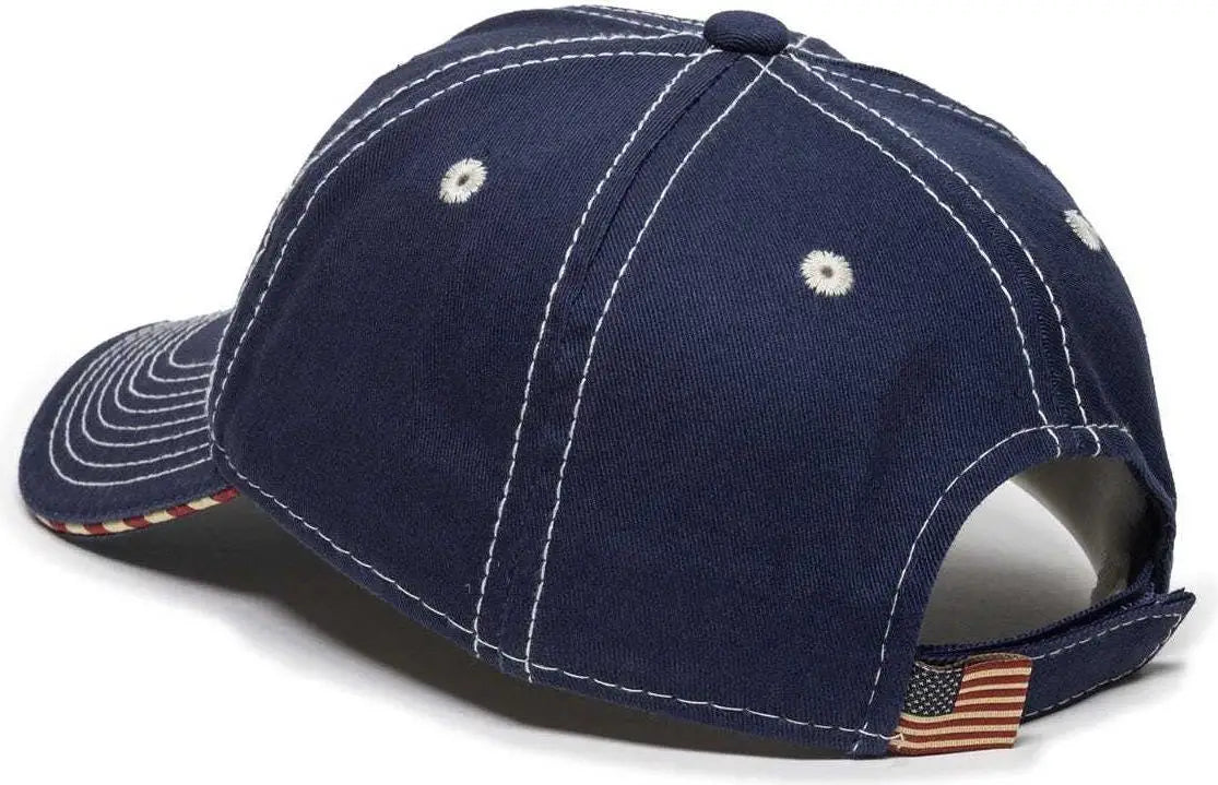 OC Sports USA-850 Adjustable Cap - Navy - Navy / 6 7/8’’ - 7 1/2’’