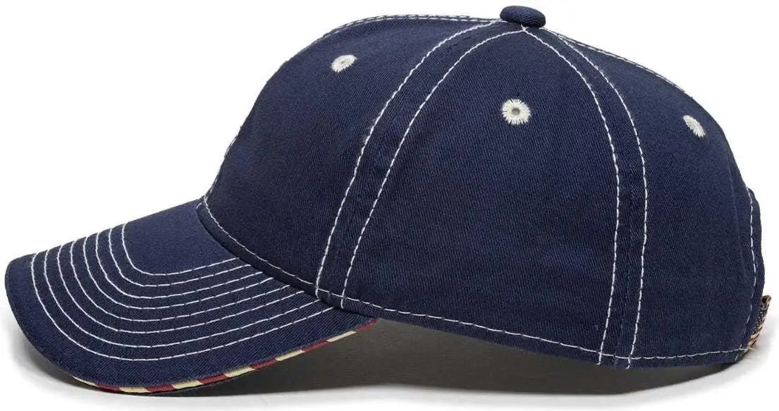 OC Sports USA-850 Adjustable Cap - Navy - Navy / 6 7/8’’ - 7 1/2’’