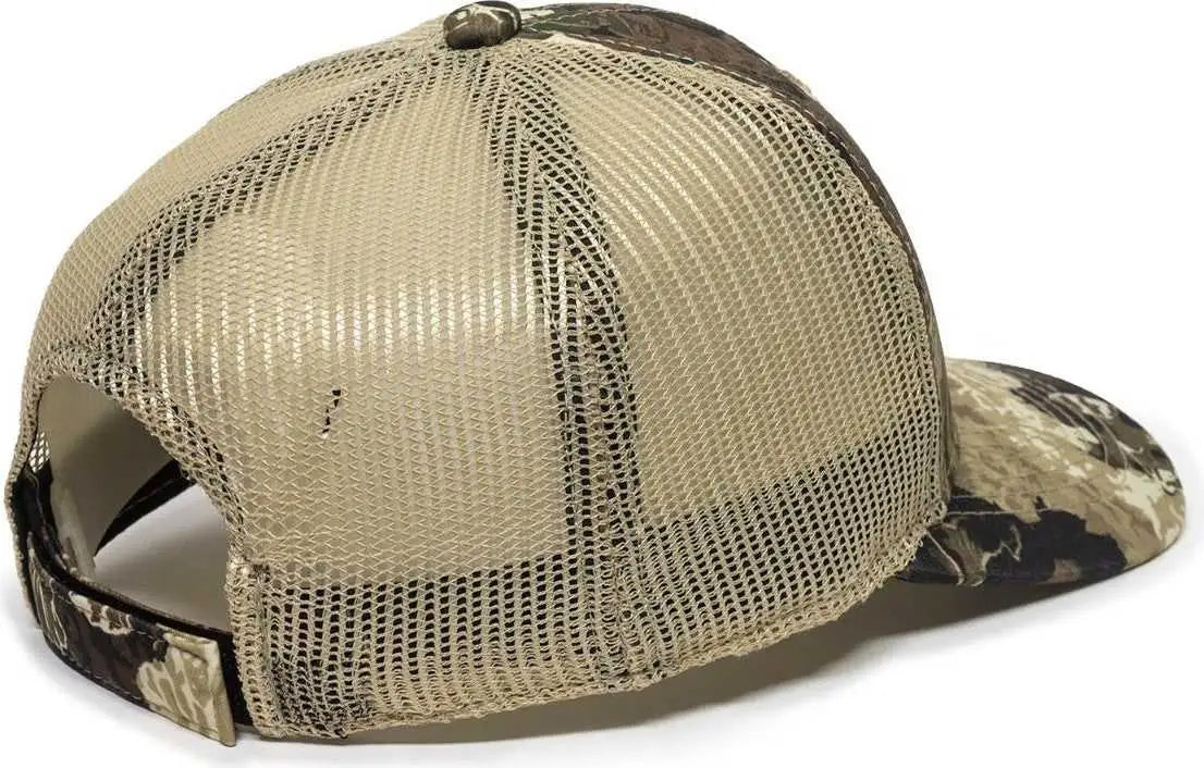 OC Sports VEIL-001 VEIL Camo Mesh Back Cap - Veil Camo Whitetail Natural - Veil Ivory / 6 7/8’’ - 7 1/2’’