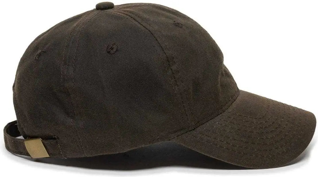 OC Sports WAX606IS Adjustable Cap - Brown - Brown / 6 7/8’’ - 7 1/2’’