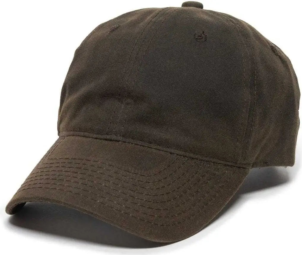 OC Sports WAX606IS Adjustable Cap - Brown - Brown / 6 7/8’’ - 7 1/2’’