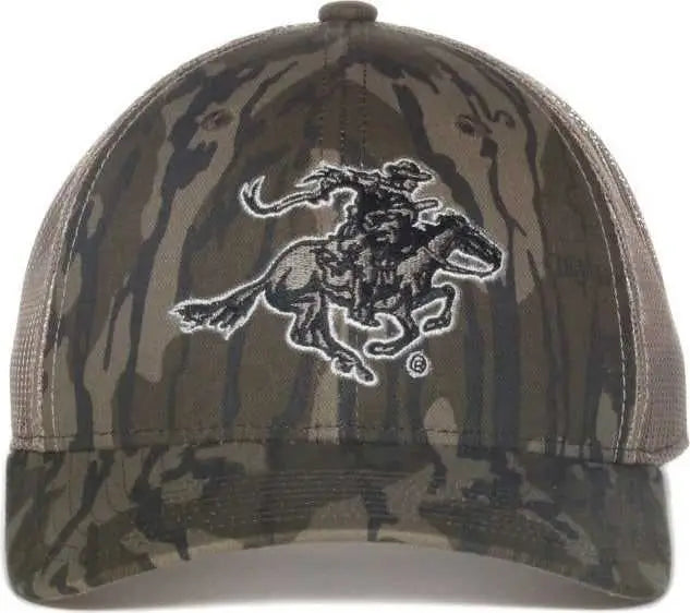 OC Sports WIN49A Wintester Cotton Twill Mesh Back Cap - Mossy Oak Original Bottomlands Khaki - Mossy Oak Khaki / OSFM