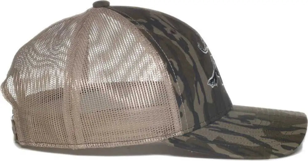OC Sports WIN49A Wintester Cotton Twill Mesh Back Cap - Mossy Oak Original Bottomlands Khaki - Mossy Oak Khaki / OSFM