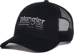 OC Sports WRA-105 Wranger Mesh Back Curved Visor Cap - Black - Black / OSFM