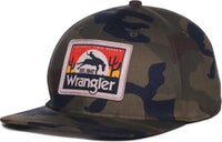 OC Sports WRA-110 Wranger Flat Visor High Crown Cap - Generic Camo - Generic Camo / OSFM