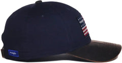 OC Sports WRA-111 Wranger Flag Patch Structured Cap - Navy - Navy / OSFM