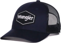 OC Sports WRA-112 Wranger Mesh Back Slightly Curved Visor Cap - Navy Black - Black / OSFM