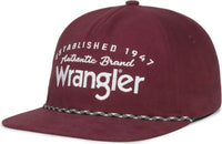 OC Sports WRA-117 Wranger Cap Unstructured with Cord - Maroon - Maroon / OSFM