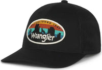 OC Sports WRA-118 Wranger Structured Pro Crown Cap - Black Black - Black / OSFM