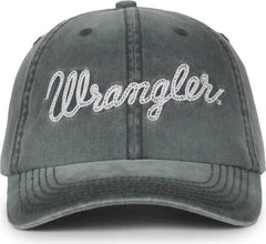OC Sports WRA-120 Wranger Unstructured Washed Cap - Black - Black / OSFM