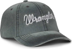 OC Sports WRA-120 Wranger Unstructured Washed Cap - Black - Black / OSFM