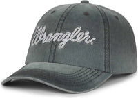 OC Sports WRA-120 Wranger Unstructured Washed Cap - Black - Black / OSFM