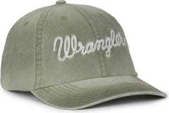 OC Sports WRA-120 Wranger Unstructured Washed Cap - Olive - Olive / OSFM