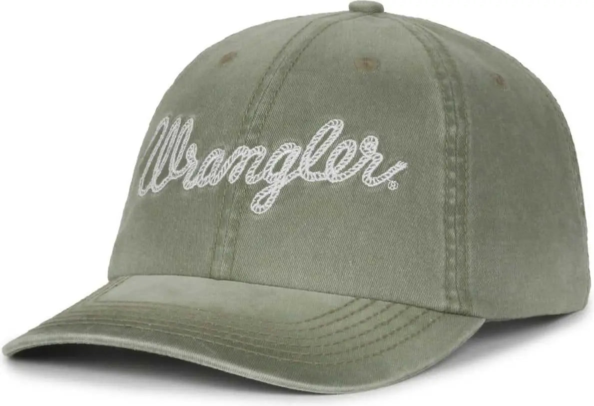 OC Sports WRA-120 Wranger Unstructured Washed Cap - Olive - Olive / OSFM