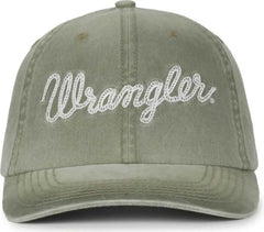 OC Sports WRA-120 Wranger Unstructured Washed Cap - Olive - Olive / OSFM