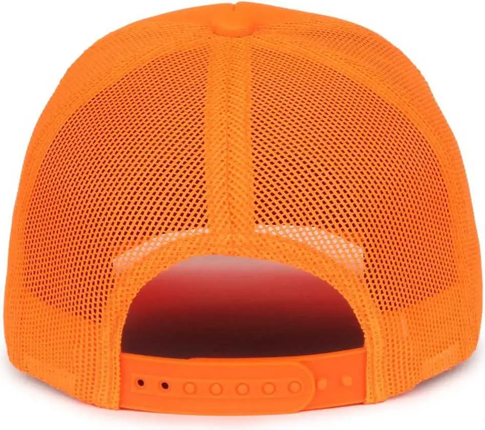 OC Sports WRA-121 Wranger High Crown Mesh Back Cap - Blaze Blaze - Blaze / OSFM