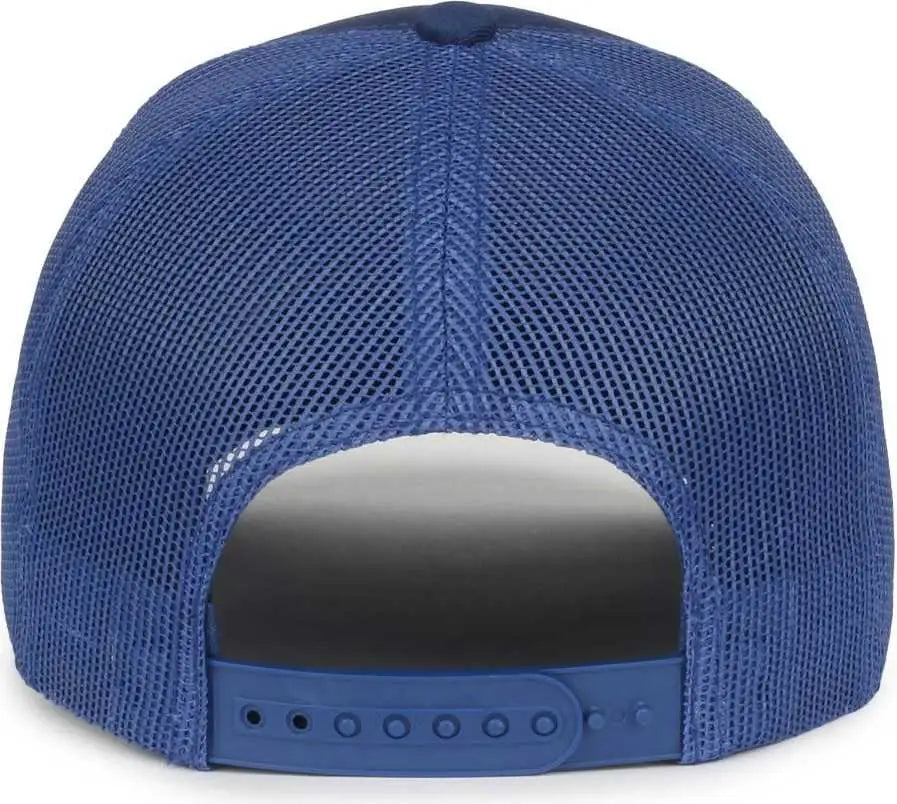 OC Sports WRA-121 Wranger High Crown Mesh Back Cap - Royal Royal - Royal / OSFM