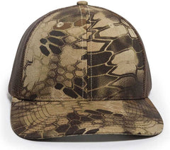 OC Sports OC771CAMO Adjustable Mesh Back Cap - Kryptek Highlander Brown | HIT a Double