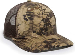 OC Sports OC771CAMO Adjustable Mesh Back Cap - Kryptek Highlander Brown | HIT a Double