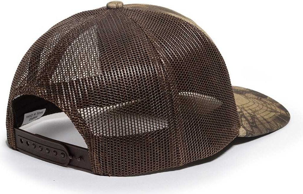 OC Sports OC771CAMO Adjustable Mesh Back Cap - Kryptek Highlander Brown | HIT a Double