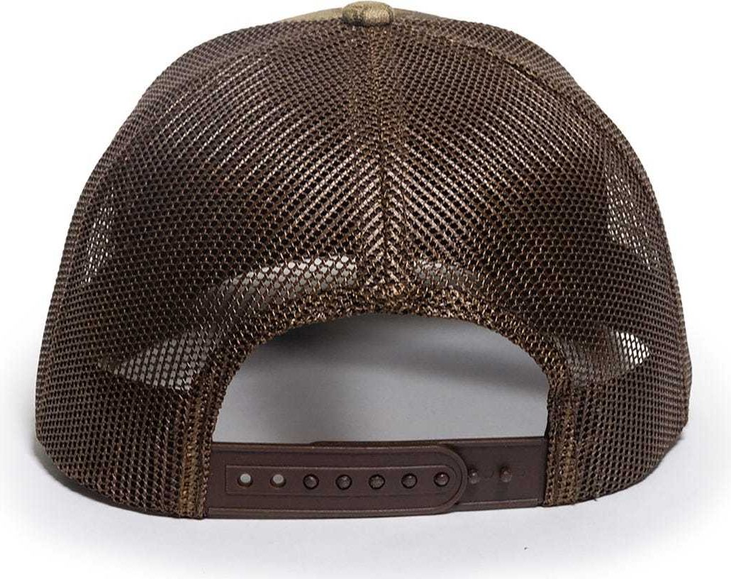 OC Sports OC771CAMO Adjustable Mesh Back Cap - Kryptek Highlander Brown | HIT a Double