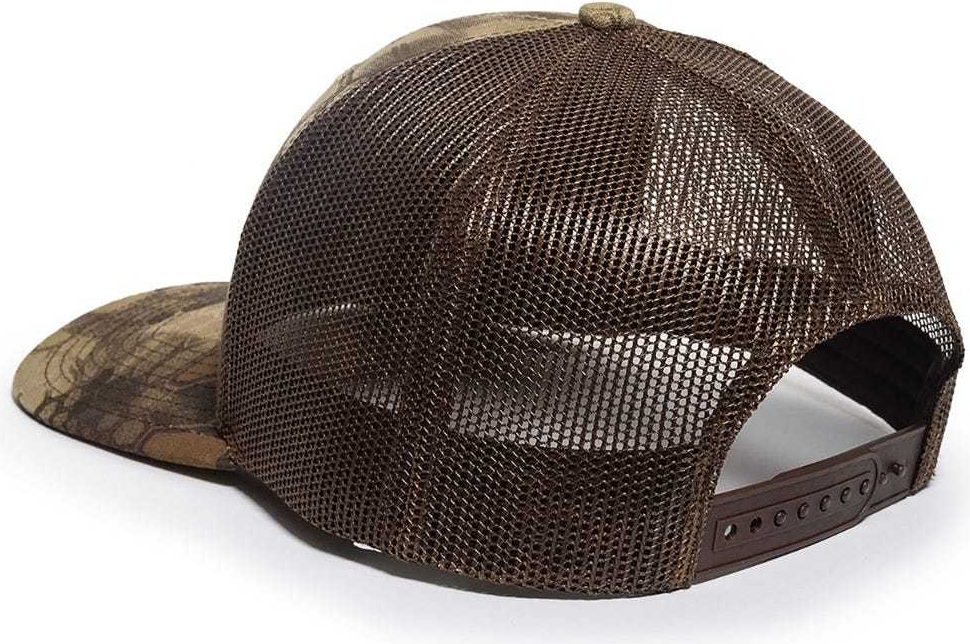 OC Sports OC771CAMO Adjustable Mesh Back Cap - Kryptek Highlander Brown | HIT a Double