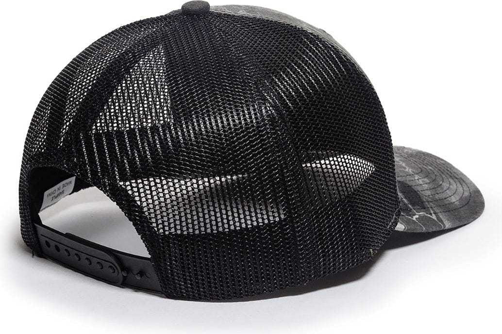 OC Sports OC771CAMO Adjustable Mesh Back Cap - Kryptek Raid Black | HIT a Double