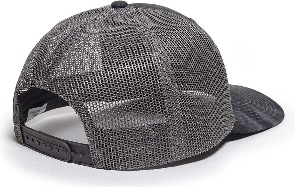 OC Sports OC771CAMO Adjustable Mesh Back Cap - Kryptek Typhon Charcoal | HIT a Double