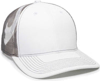 OC Sports OC771 Adjustable Mesh Back Cap - White Gray Generic Camo | HIT a Double