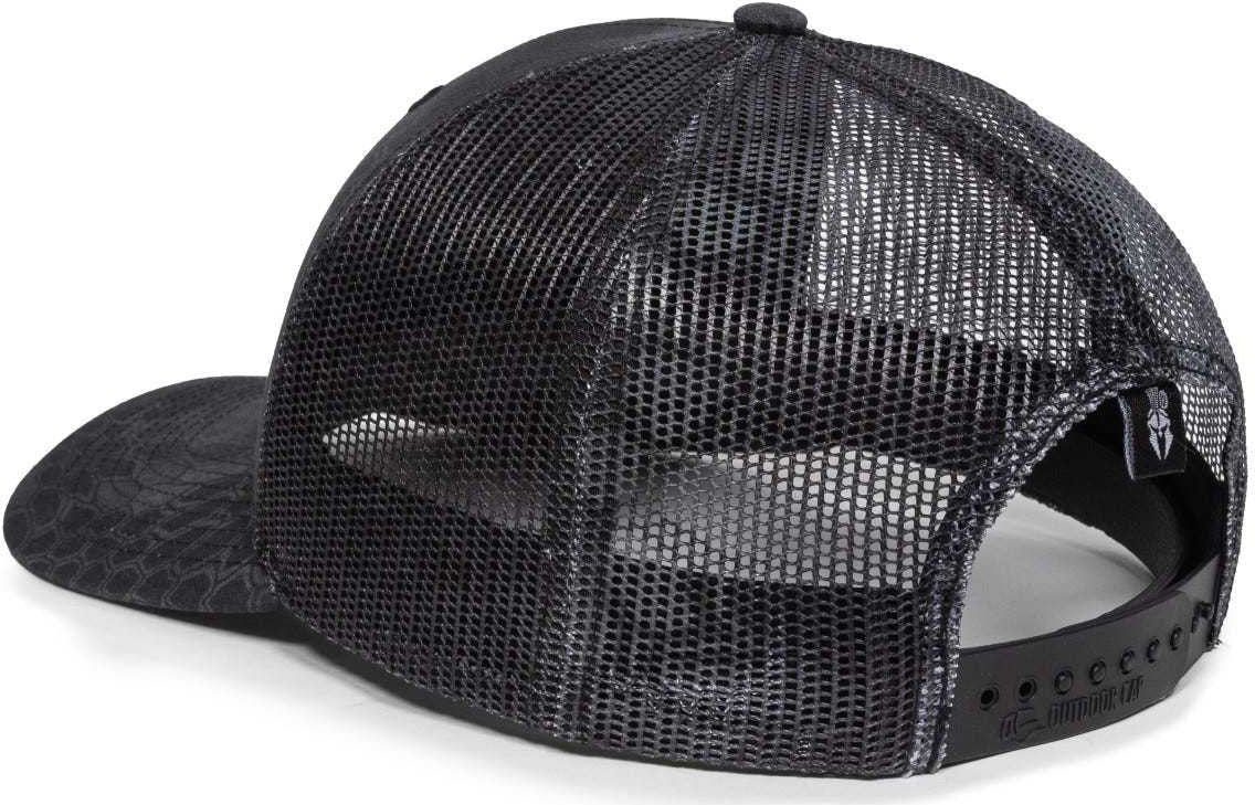 OC Sports OC771CAMO Adjustable Mesh Back Cap - Kryptek Typhon - HIT a Double - 6