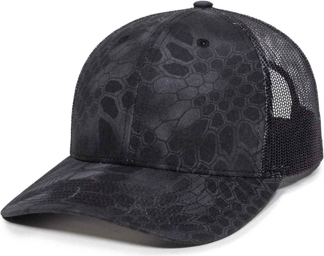 OC Sports OC771CAMO Adjustable Mesh Back Cap - Kryptek Typhon | HIT a Double