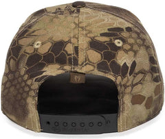 OC Sports OC871CAMO Premium Modern Solid Back Cap - Kryptek Highlander | HIT a Double