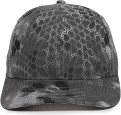 OC Sports OC871CAMO Premium Modern Solid Back Cap - Kryptek Raid | HIT a Double