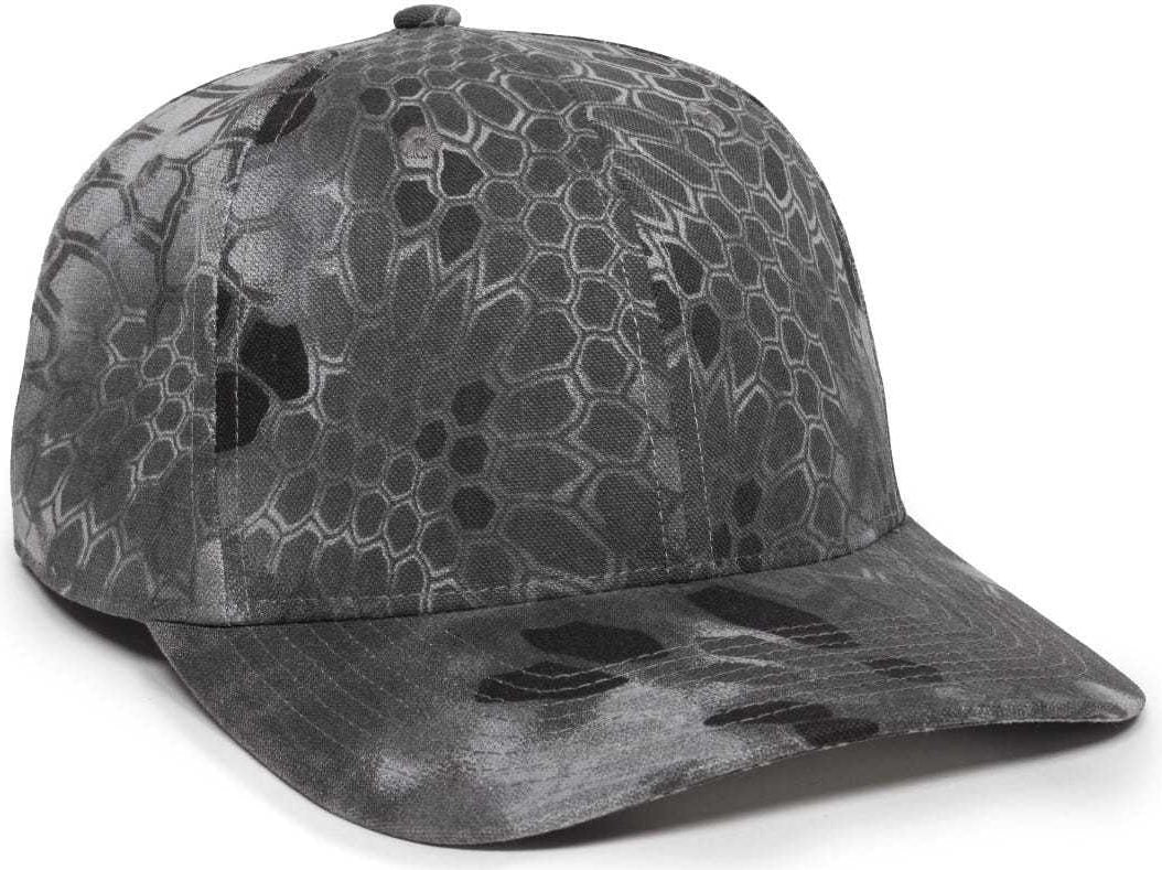 OC Sports OC871CAMO Premium Modern Solid Back Cap - Kryptek Raid | HIT a Double