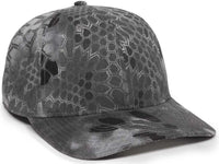 OC Sports OC871CAMO Premium Modern Solid Back Cap - Kryptek Raid | HIT a Double